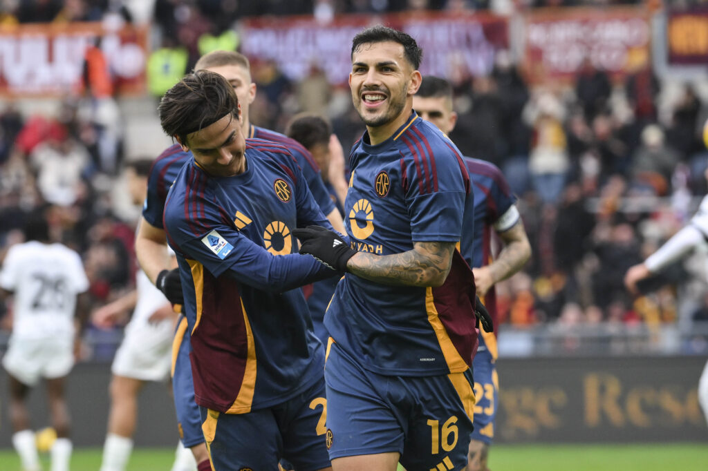 Paredes Dybala AS Roma v Parma - Serie A