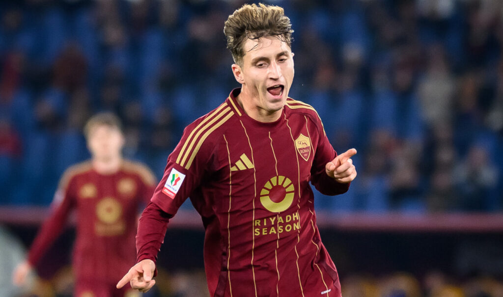 Baldanzi AS Roma v Sampdoria - Coppa Italia