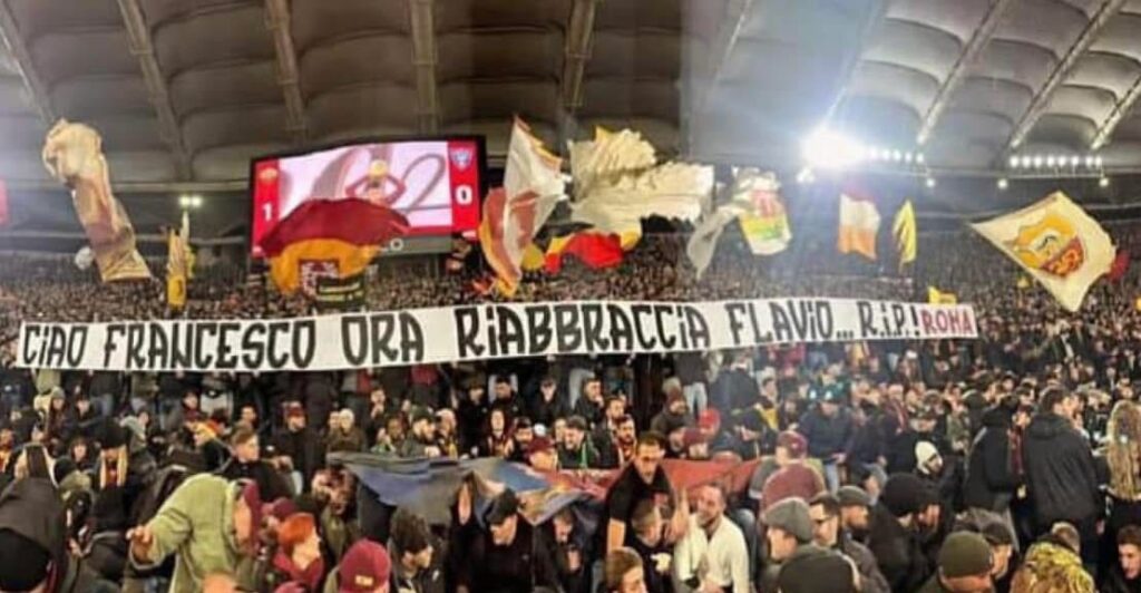 Curva Sud striscione