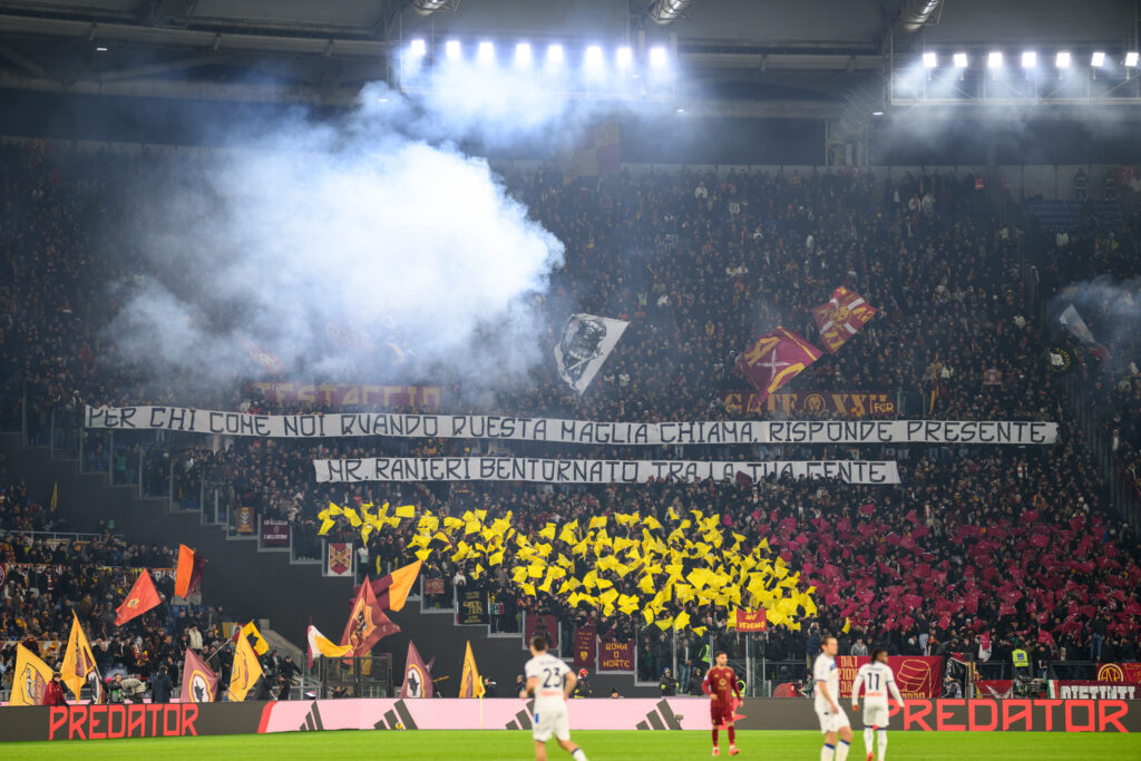 Tifosi Olimpico AS Roma v Atalanta - Serie A