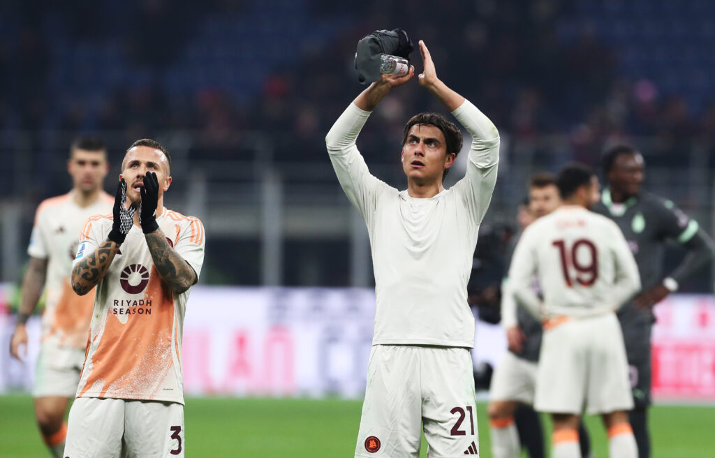 Dybala Angelino AC Milan v AS Roma - Serie A