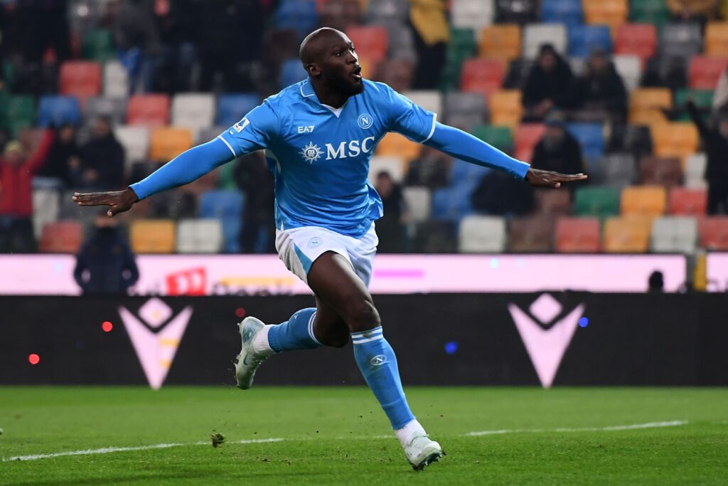 Lukaku Udinese v Napoli - Serie A