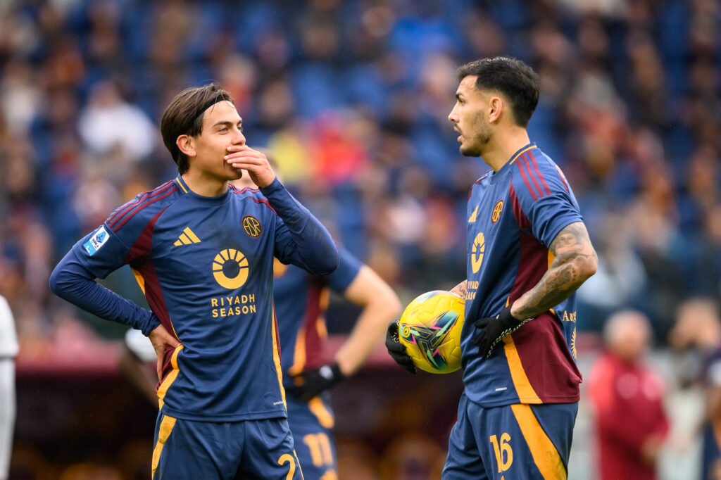 Paredes Dybala AS Roma v Parma - Serie A