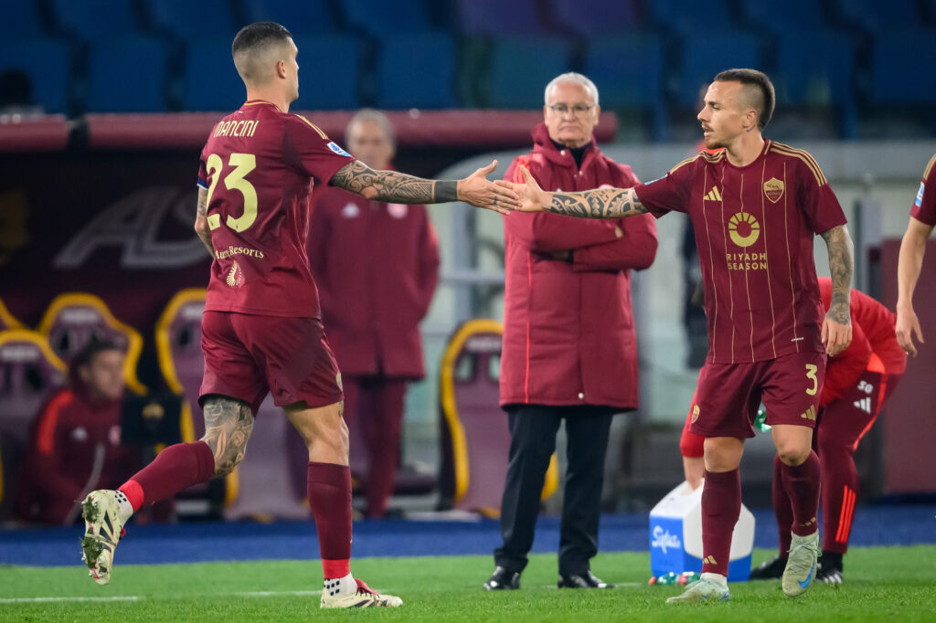 Mancini Angelino AS Roma v Lecce - Serie A