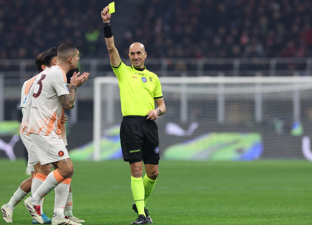 Fabbri Mancini AC Milan v AS Roma - Serie A