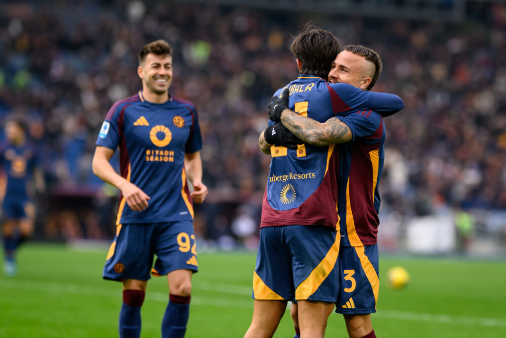 Dybala Angelino El Shaarawy AS Roma v Parma - Serie A