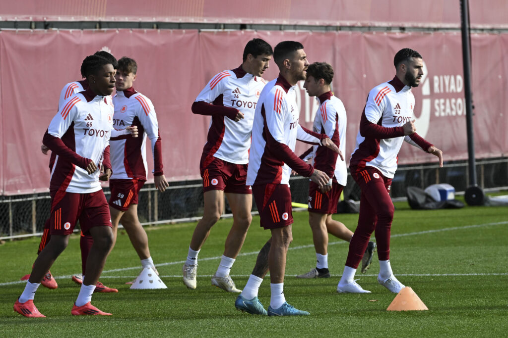 Allenamento AS Roma Training Session