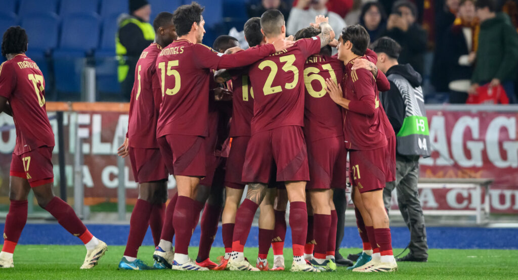 asroma esultanza roma braga