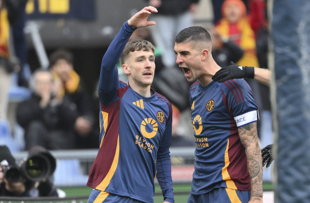 Saelemaekers Mancini AS Roma v Parma - Serie A