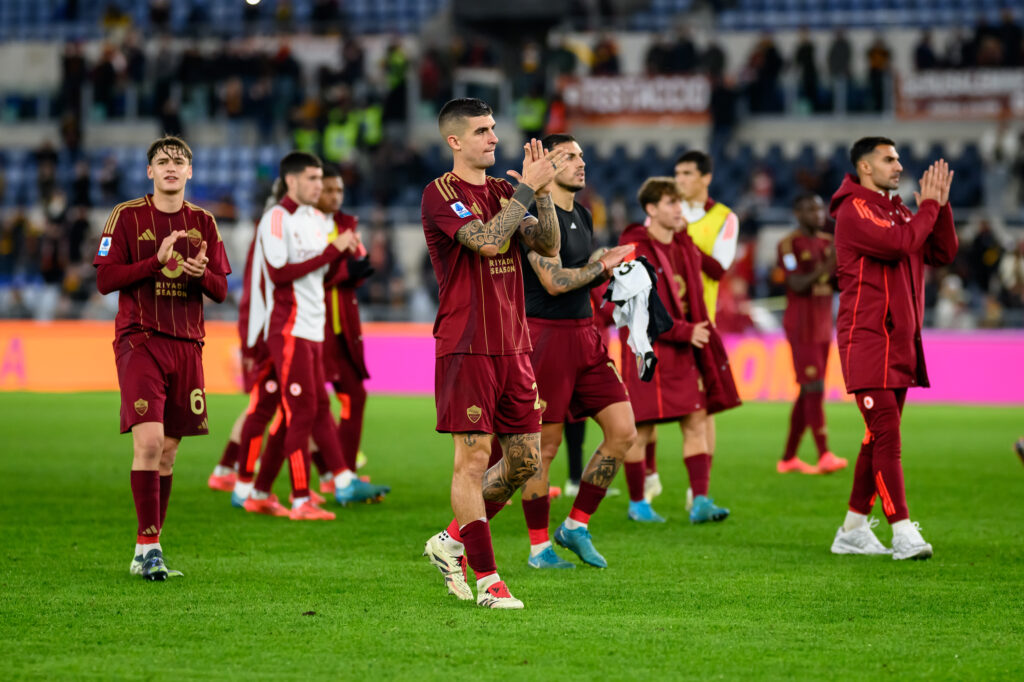 Squadra AS Roma v Lecce - Serie A