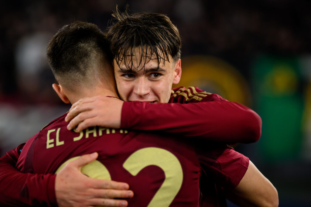 Pisilli El Shaarawy AS Roma v Lecce - Serie A