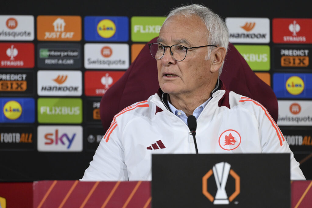 Ranieri AS Roma Press Conference