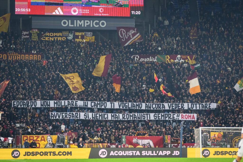 Tifosi Olimpico AS Roma v Atalanta - Serie A