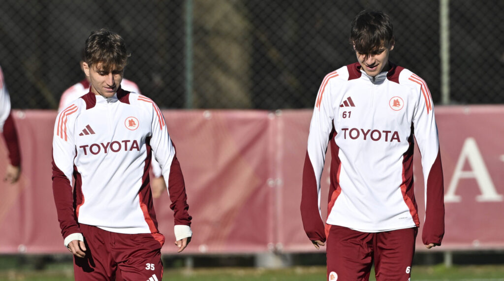 Baldanzi Pisilli AS Roma Training Session