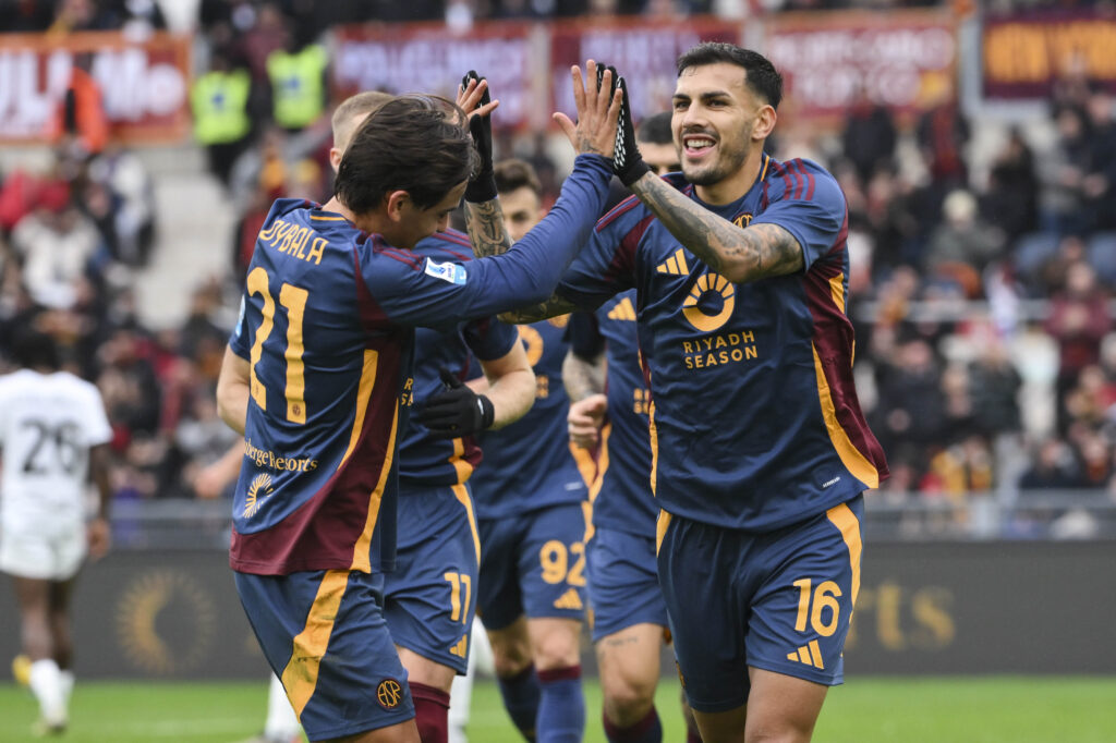 Paredes Dybala AS Roma v Parma - Serie A