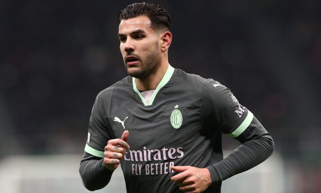 Theo hernandez AC Milan v FK Crvena Zvezda - UEFA Champions League 2024/25 League Phase MD6
