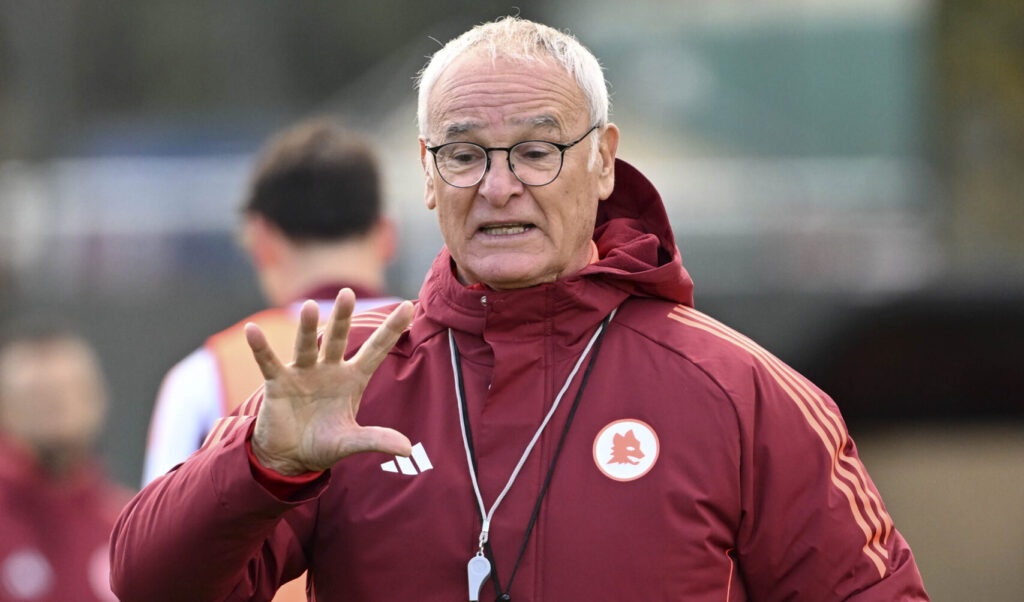 Ranieri AS Roma Training Session