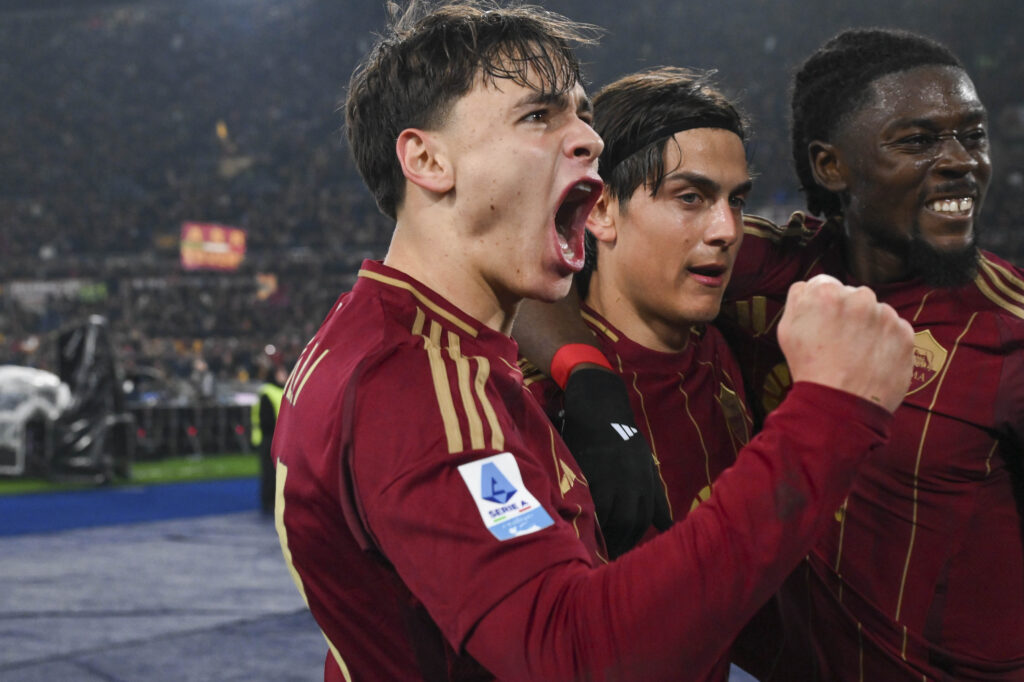 Pisilli Dybala Kone AS Roma v Lecce - Serie A