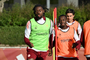 manu kone AS Roma Training Session