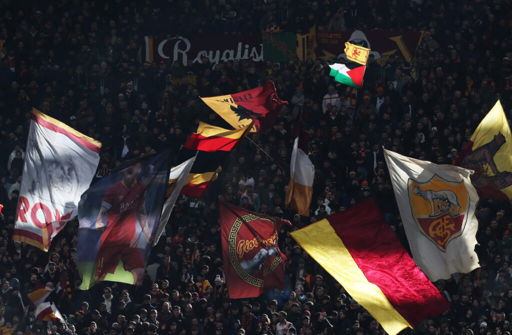 Tifosi AS Roma v Parma - Serie A