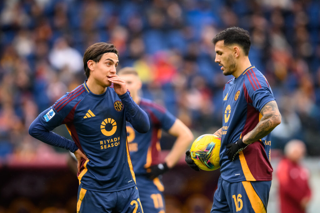 Paredes Dybala AS Roma v Parma - Serie A