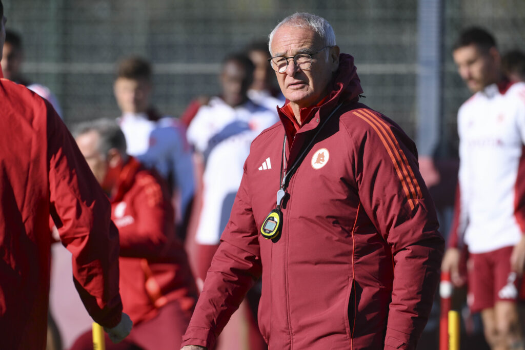 ranieri AS Roma Training Session