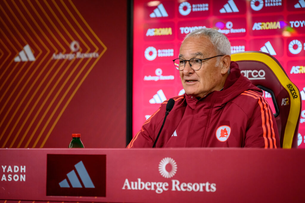 ranieri AS Roma Training Session &amp; Press Conference