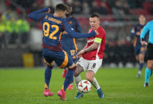 El Shaarawy AZ Alkmaar v AS Roma - UEFA Europa League 2024/25 League Phase MD7