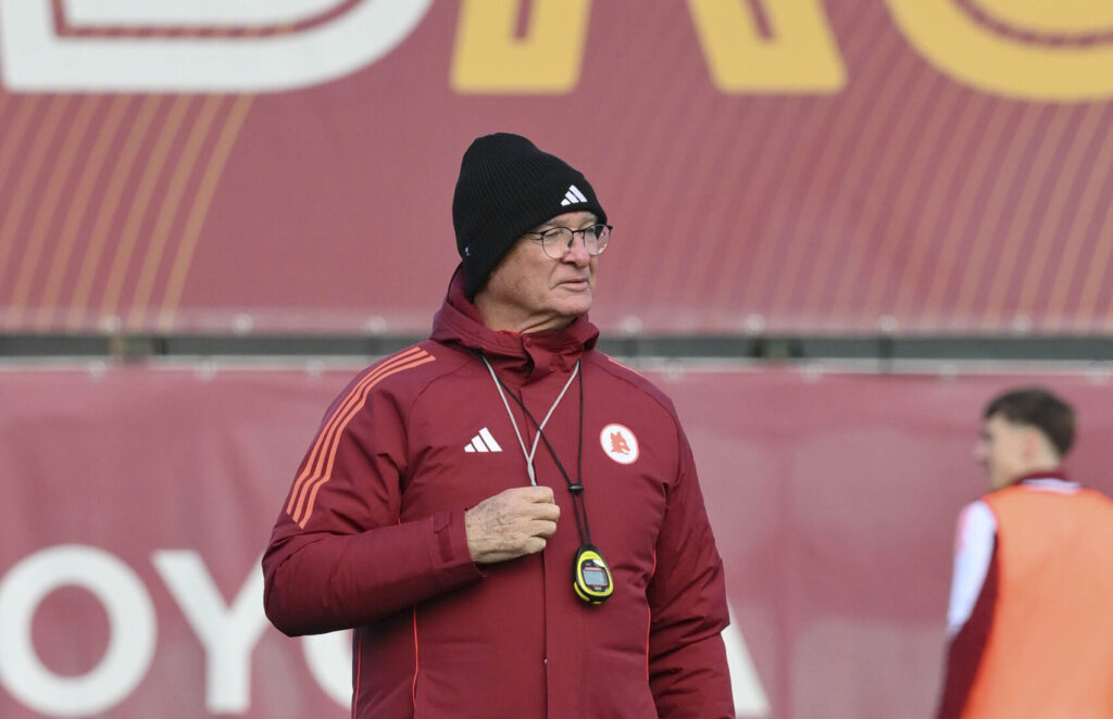 Ranieri AS Roma Training Session &amp; Press Conference