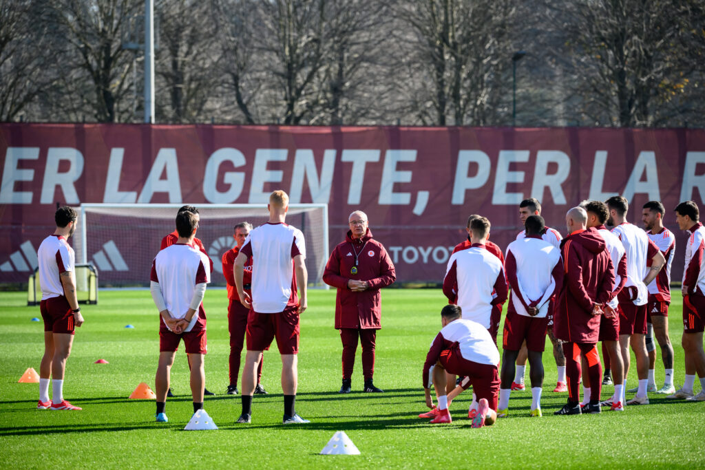 Allenamento AS Roma Training Session