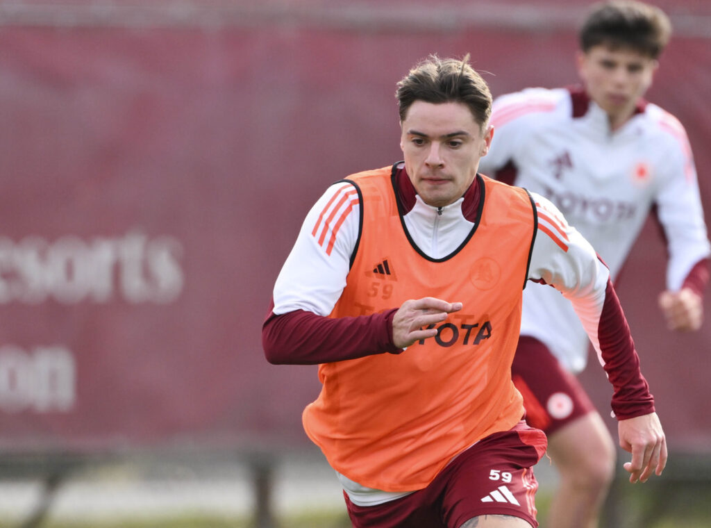 Zalewski AS Roma Training Session