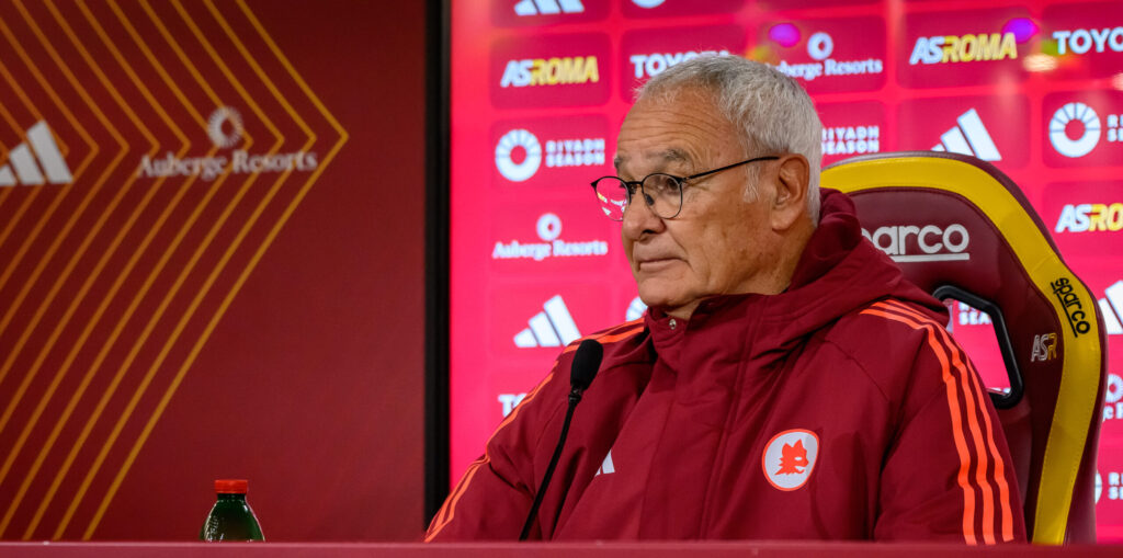 ranieri AS Roma Training Session &amp; Press Conference