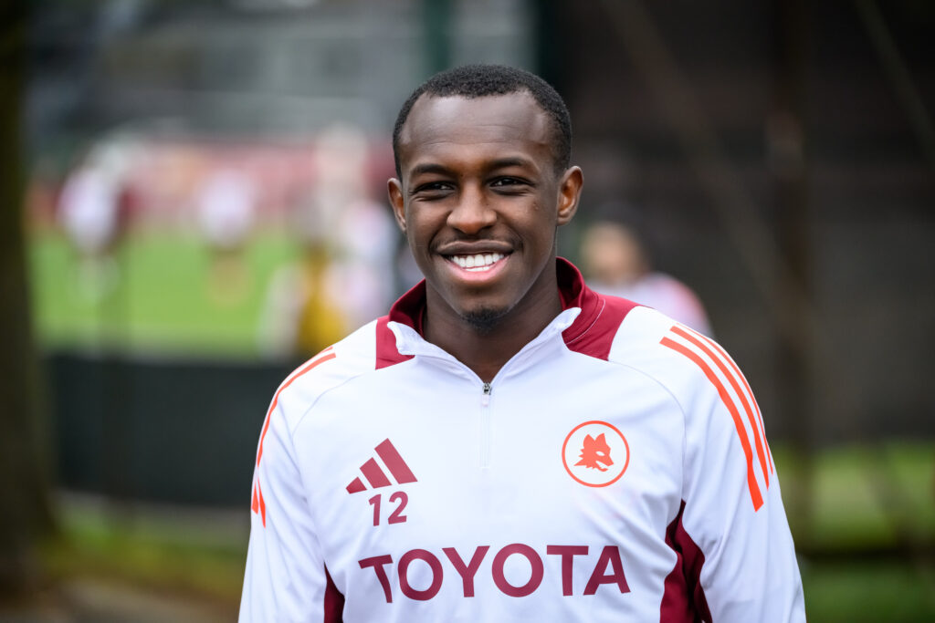 saud AS Roma Training Session &amp; Press Conference
