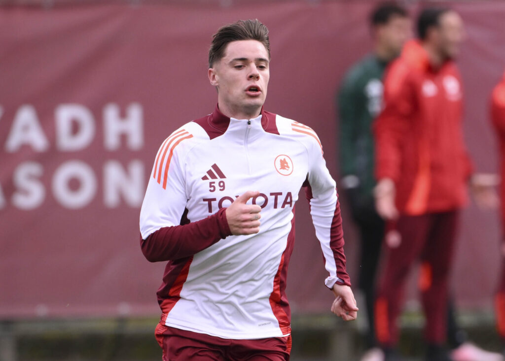 Zalewski AS Roma Training Session