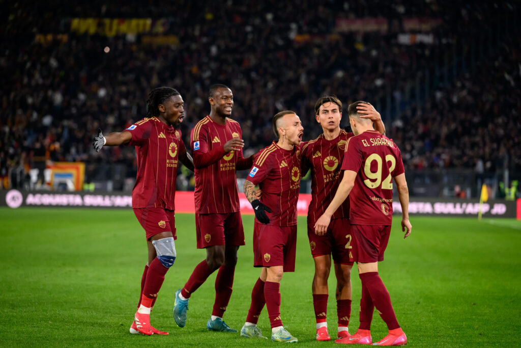El Shaarawy Esultanza AS Roma v Genoa - Serie A