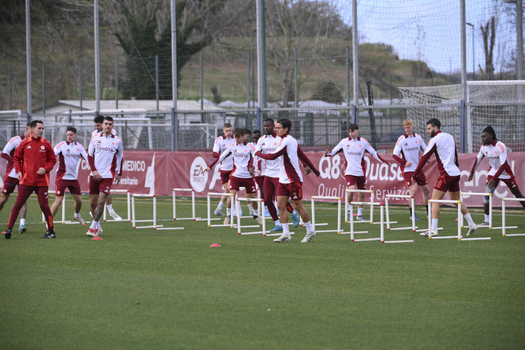 squadra AS Roma Training Session