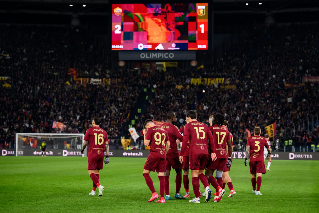 El Shaarawy Esultanza AS Roma v Genoa - Serie A