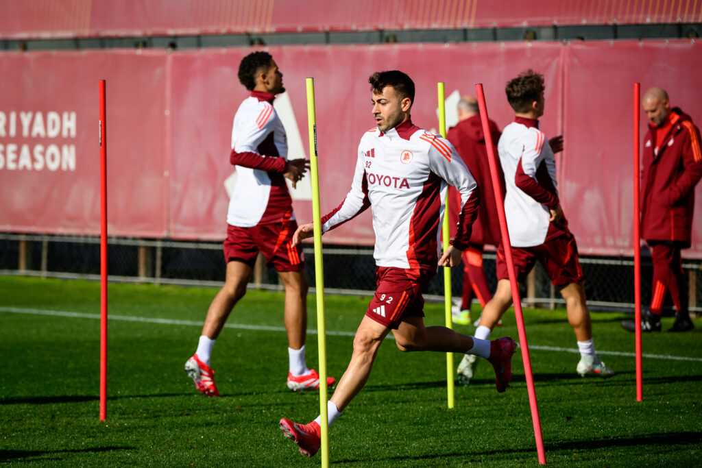 El Shaarawy AS Roma Training Session