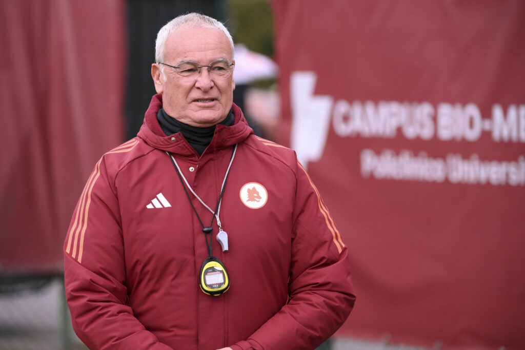 Ranieri AS Roma Training Session