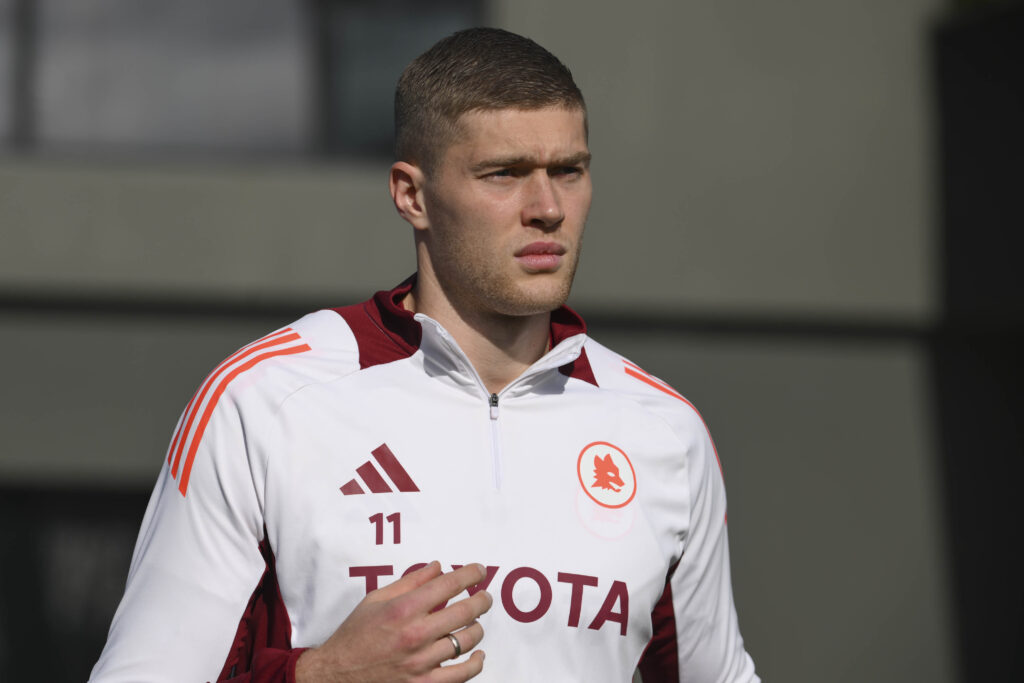 Dovbyk AS Roma Training Session UEFA Europa League 2024/25 League Phase MD8