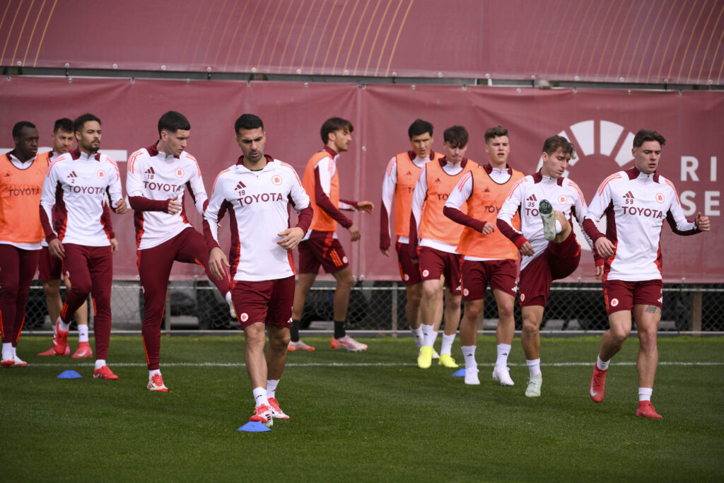Allenamento AS Roma Training Session