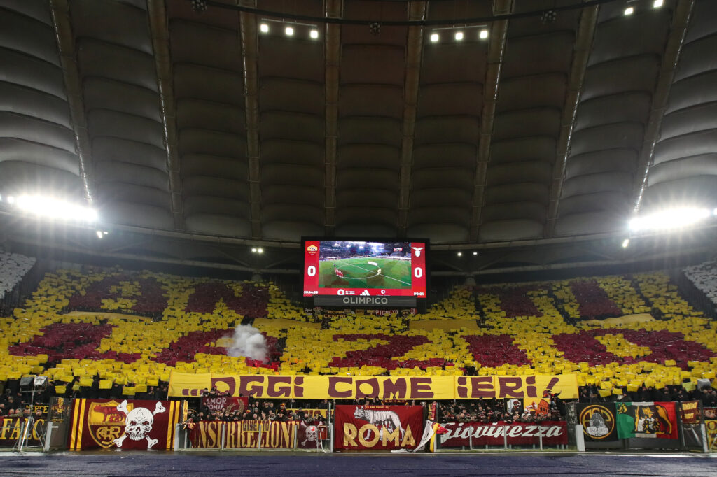 Coreografia AS Roma v SS Lazio - Serie A
