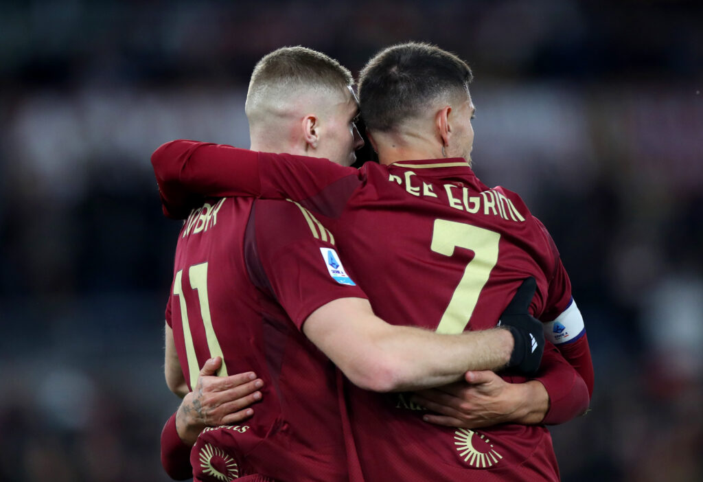 Dovbyk Pellegrini AS Roma v Genoa - Serie A