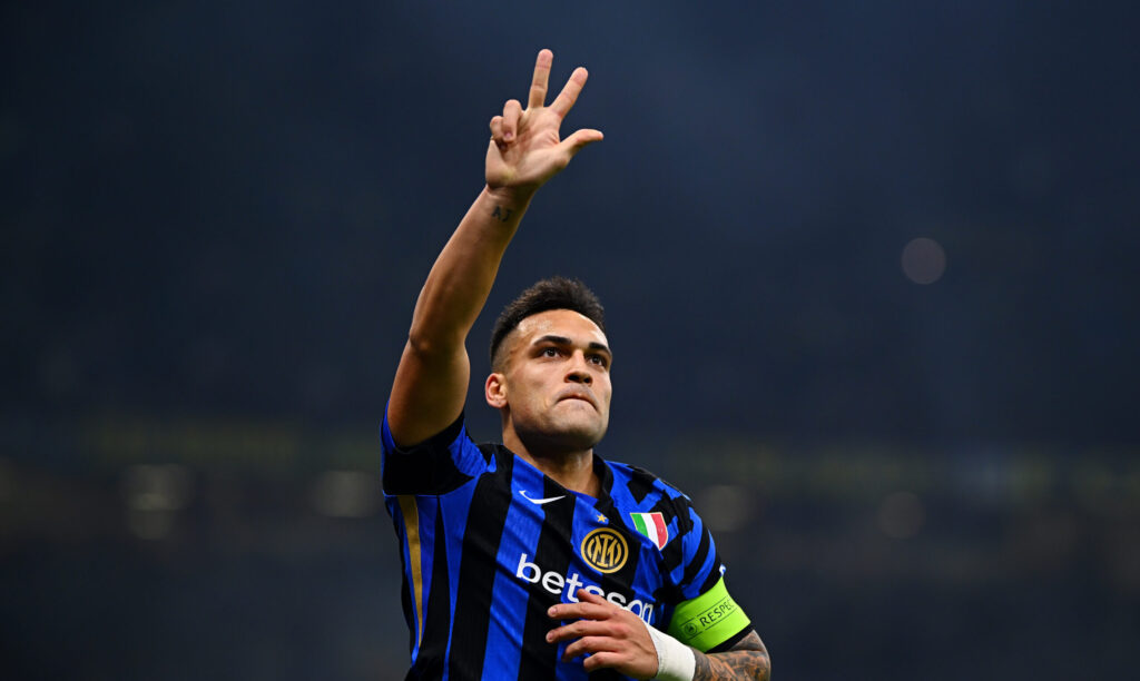 lautaro Martinez FC Internazionale Milano v AS Monaco - UEFA Champions League 2024/25 League Phase MD8