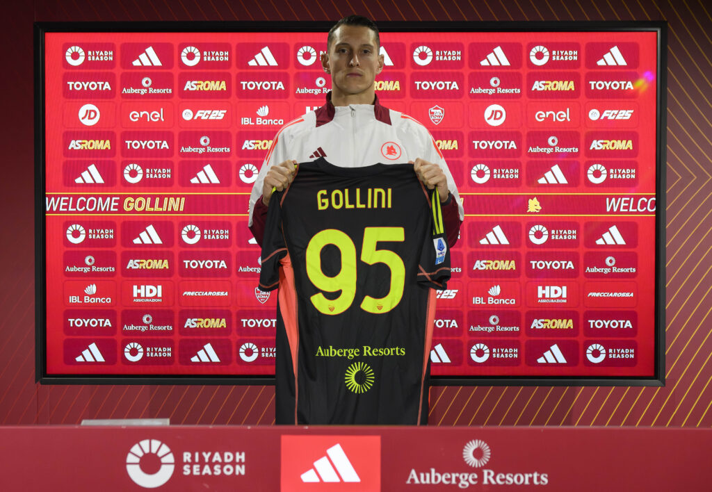 Gollini AS Roma Unveil New Signing Pierluigi Gollini