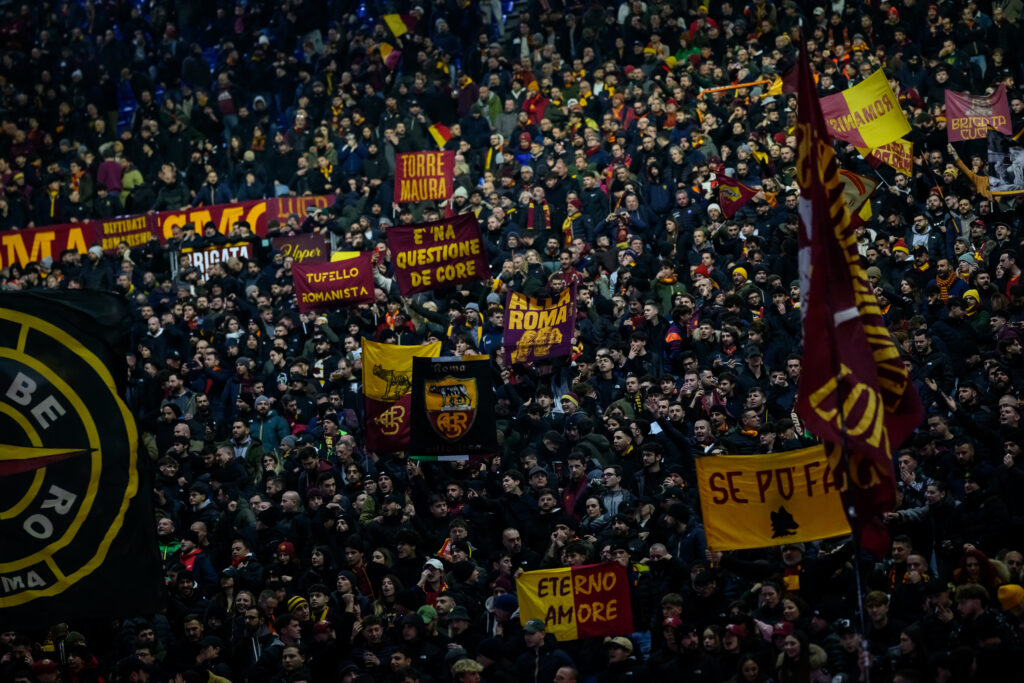 Tifosi AS Roma v SS Lazio - Serie A