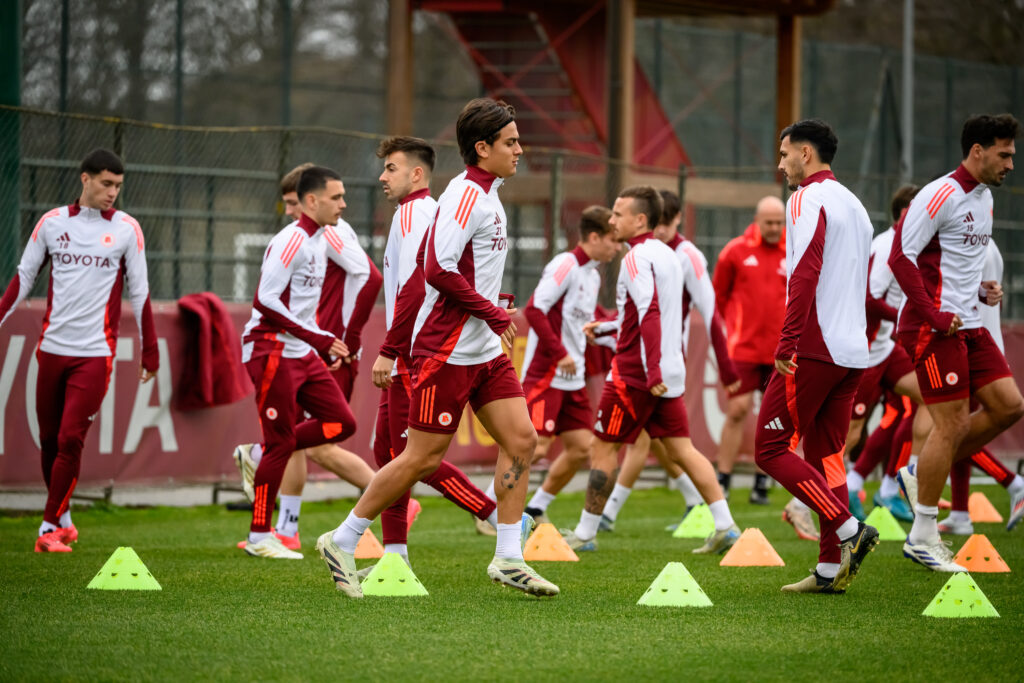 AS Roma Training Session &amp; Press Conference