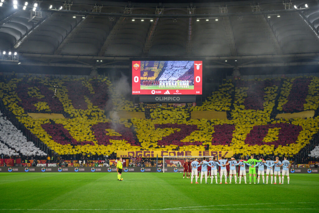 Coreografia AS Roma v SS Lazio - Serie A