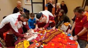 Cristante e Gollini Roma Club Slovenia