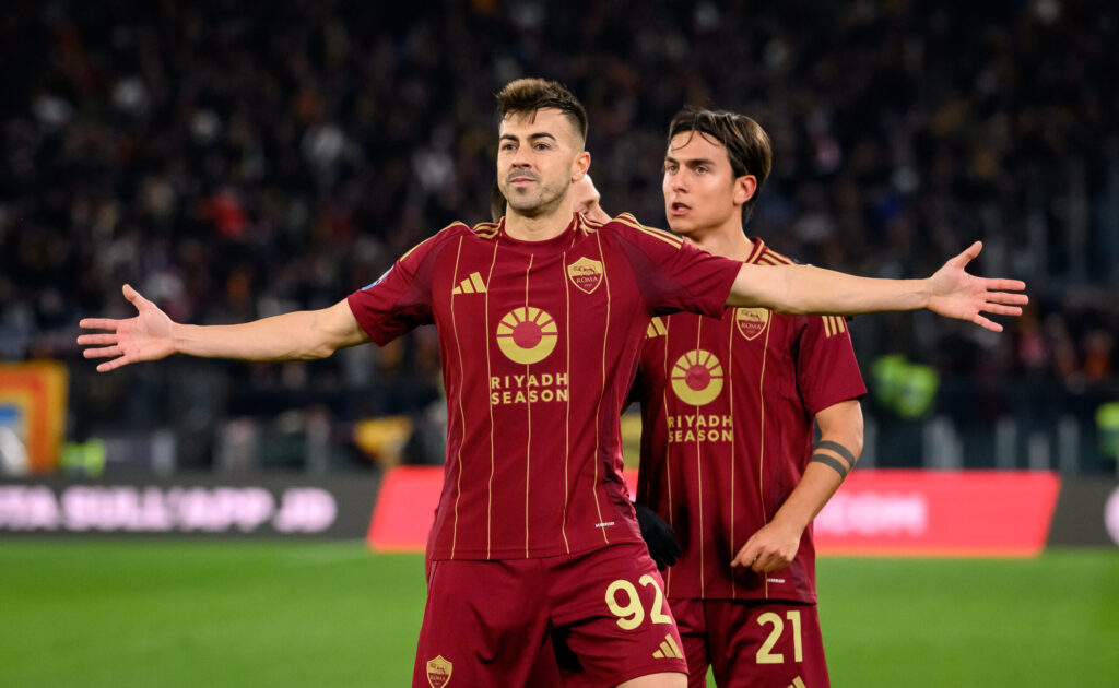 El Shaarawy Dybala AS Roma v Genoa - Serie A